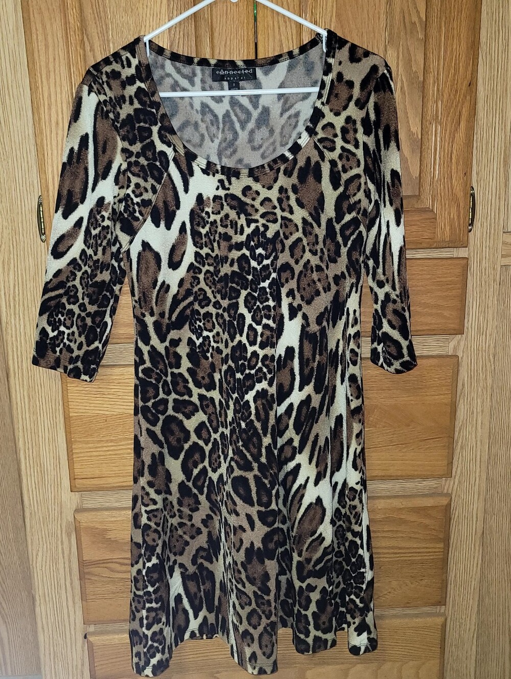 Annected Apparel Leopard Print Dress, Size 8